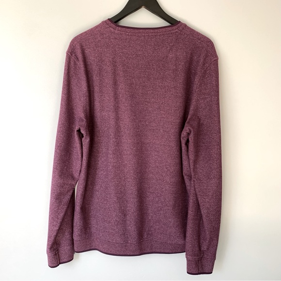 Ted Baker London Kapela Textured Crewneck Sweatshirt in Purple Size 5 XL - Picture 4 of 15
